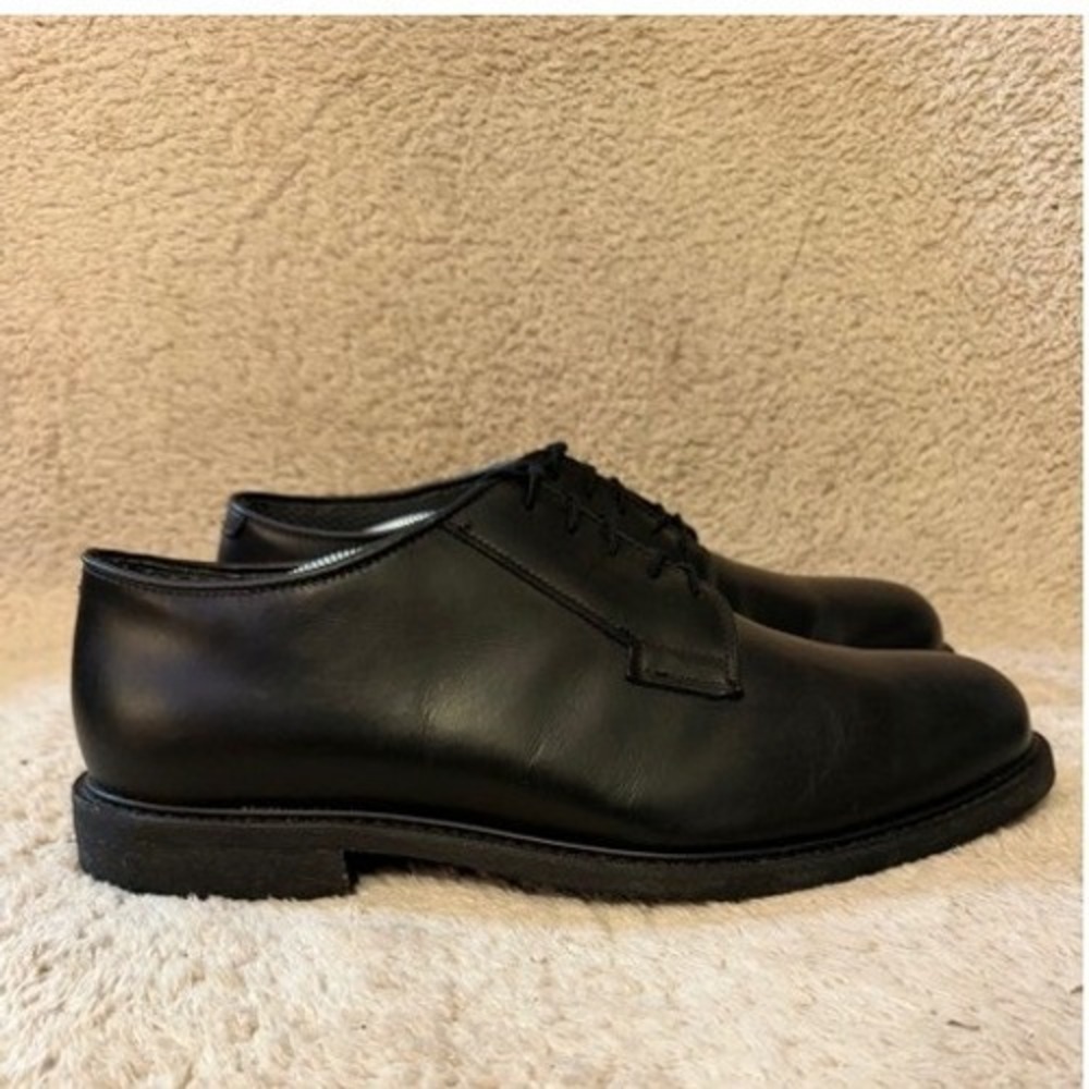 Altama US Military Mens 12 3E Black Leather Shoes Vibram Avonite Hypalon Sole